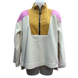 Free Assembly Half Zip Mixy Popover‎ Sweater Size Medium